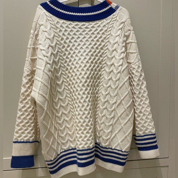 Mickey Colorblock Oversized Sweater - S/M/ Ivory - Picture 2 of 7